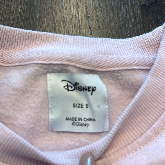 🔴 DISNEY LILO & STITCH PINK & PURPLE OVERSIZED SWEATSHIRT SIZE SMALL - Picture 2 of 3